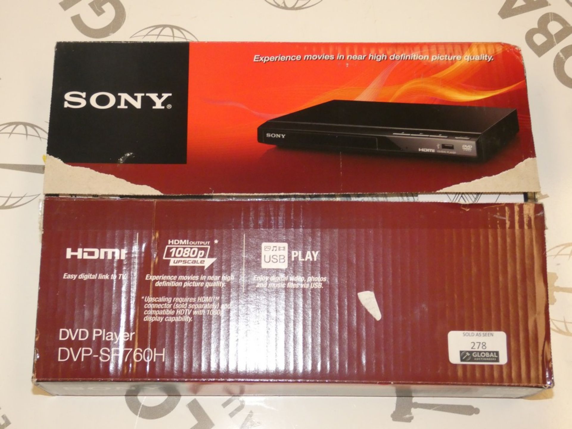 Boxed Sony DVP-SR760 DVD Player (Viewing/Appraisals Highly Recommended)