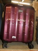 Antler Maroon Hard Shell Mini Luggage Cabin Bag RRP £155 (2621939) (Public Viewing and Appraisals