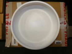 Boxed White Ceramic Decorative Bowl (Public Viewing and Appraisals Available)