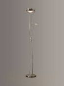 Boxed John Lewis and Partners Zella Stainless Steel Finish Floor Standing Lamp RRP £85 (RET00782138)