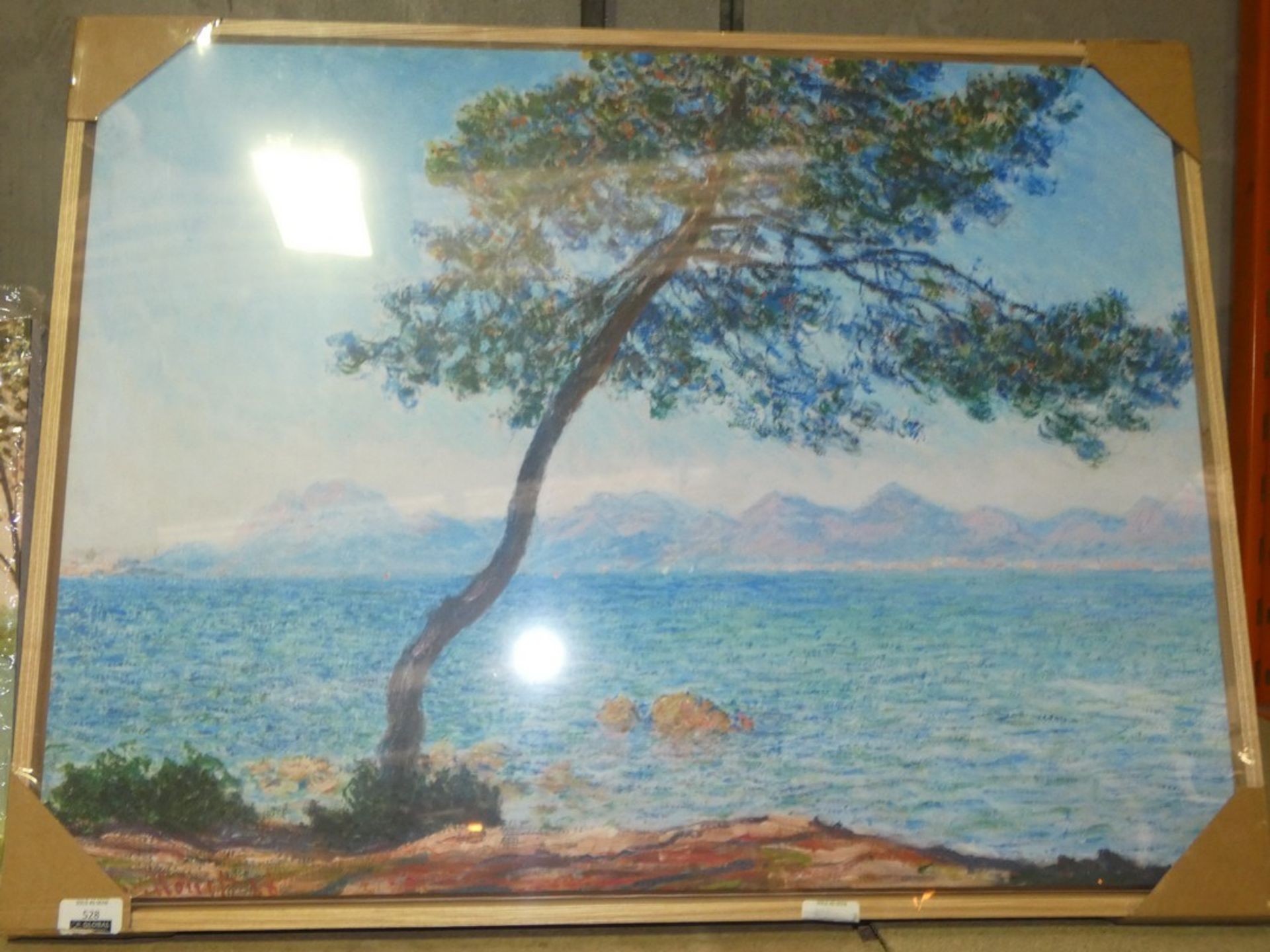 The Courtauld Gallery Lonely Tree By The Lakeside Canvas Wall Art by Artist Claude Monte RRP £100 (