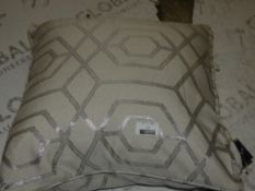 Curtina Cambawell Silver 43x43cm Scatter Cushions (Public Viewing and Appraisals Available)