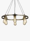Boxed Bistro 6 Light John Lewis and Partners Designer Ceiling Light Fitting RRP £230 (2616850) (