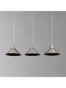 Boxed Croft Collection Tobias 3 Light Dinner Pendant RRP £195 (2615494) (Public Viewing and