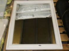 Rectangular Wide Framed Oval Mantle Mirror RRP £80 (Public Viewing and Appraisals Available)