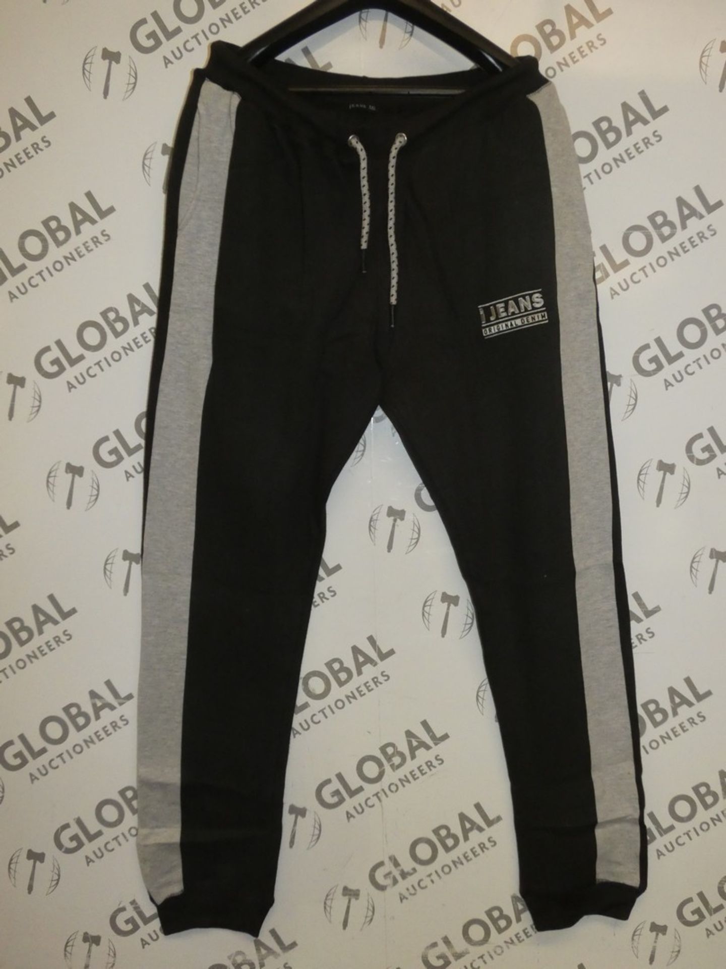 Brand New Pairs Of IJeans Black And Grey Designer Sweat Pants RRP £25.99 (493)