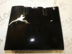 Brand New Womens Coolives Gloss Black Top Handle Bags