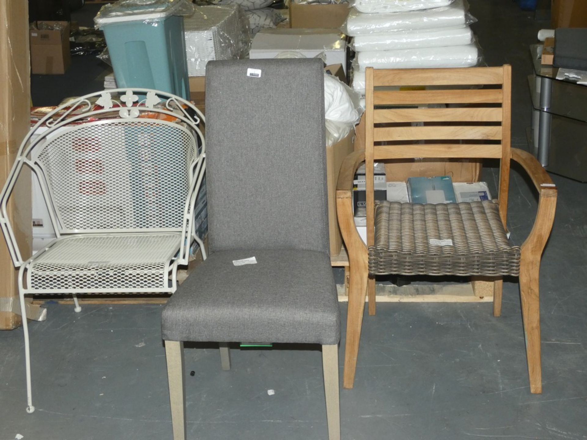 Assorted Designer Dining Chairs and Garden Chairs By Asha Lydia and Rattan RRP £90 - £160 (