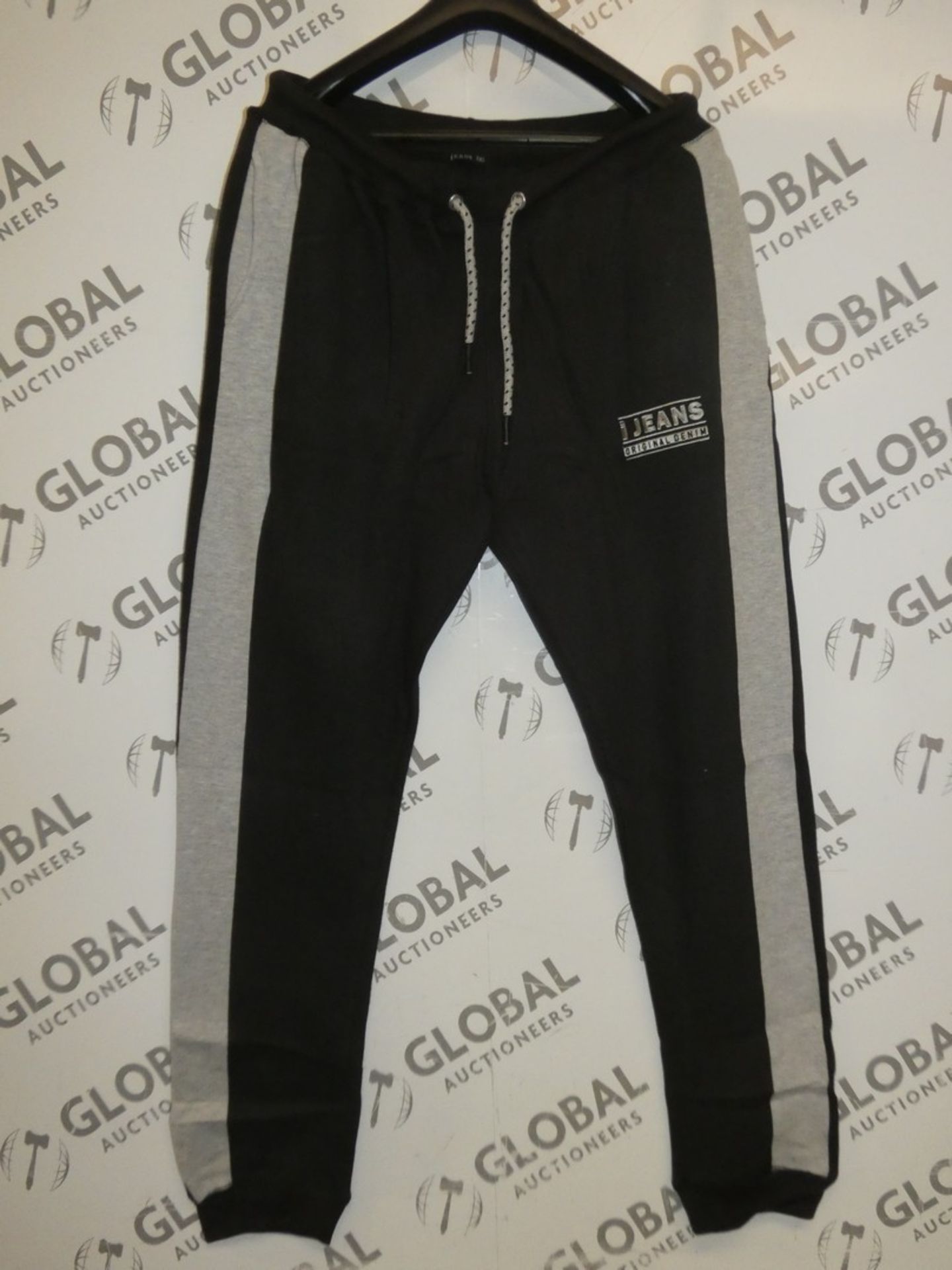 Brand New Pairs Of IJeans Black And Grey Designer Sweat Pants RRP £25.99 (491)