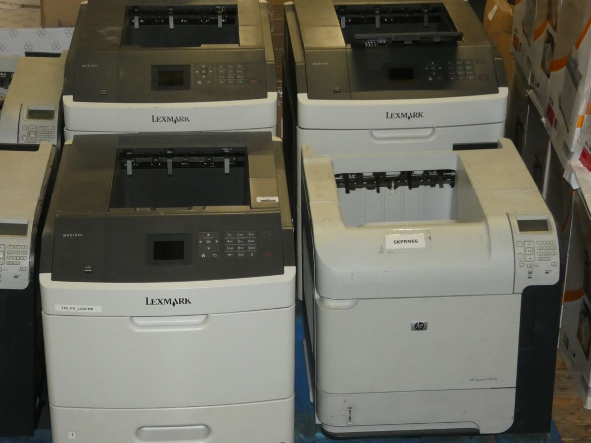 Assorted Lexmark MF810DN Laser Printers and HP P4015N Laser Printers (Public Viewing and