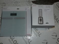 Boxed Assorted Items To Include John Lewis And Partners On The Go Blenders Anti Slip Analyser Scales