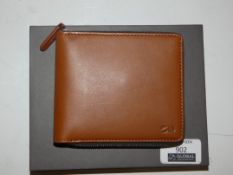 Boxed Brand New Octovo Tan Leather Wallet