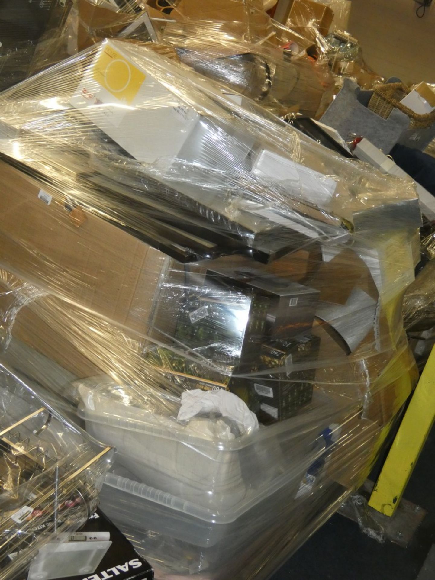 Pallet to Contain a Large Amount of Assorted Items from John Lewis to Include Picture Frames, Shower