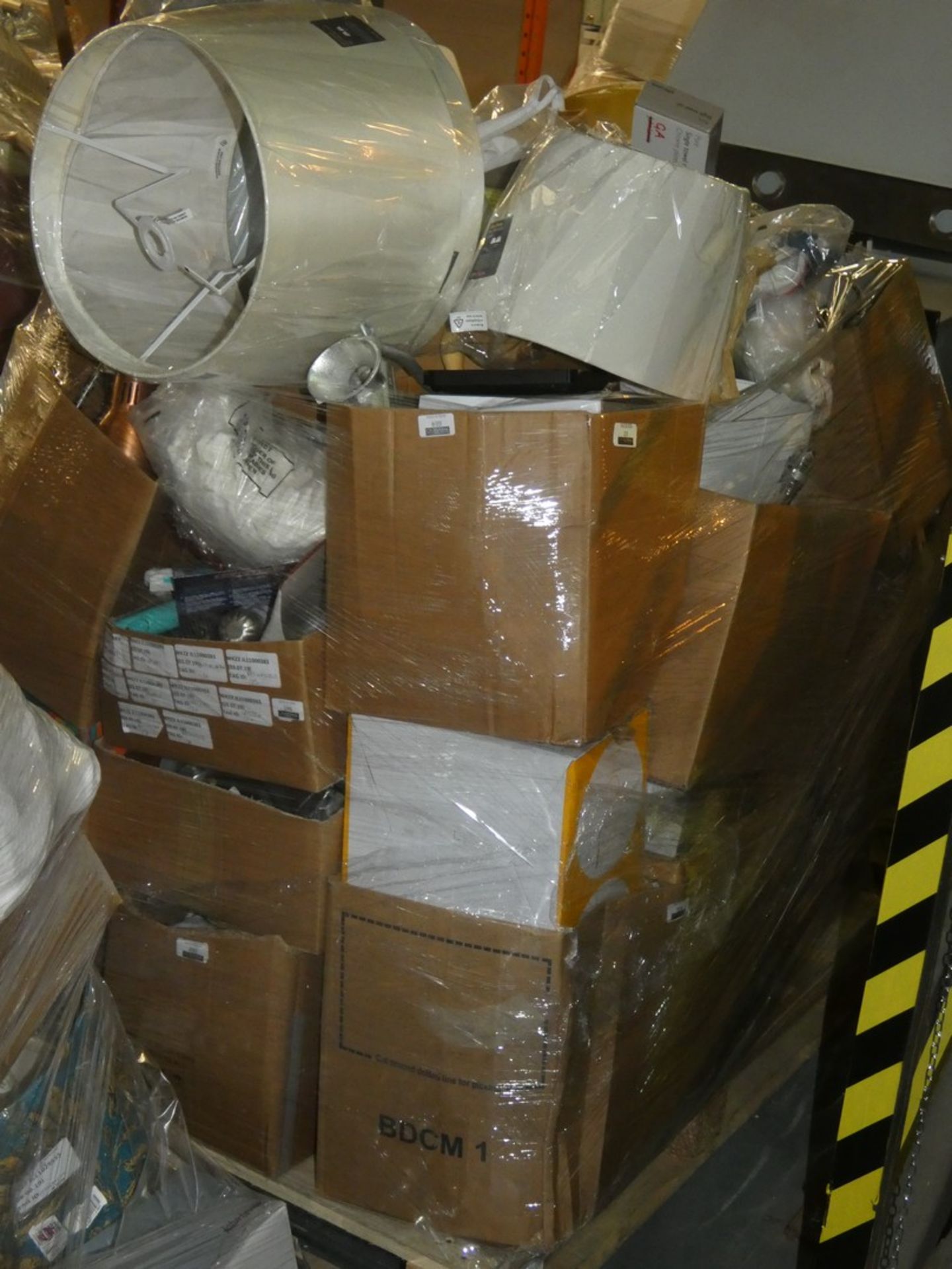 Pallet to Contain a Large Amount of John Lewis Items to Include Children's Toys, Bins, Clocks,