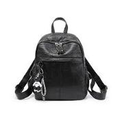 Brand New Womens Coolives 2 Layer Wrinkle Backpack in Black RRP £49.99