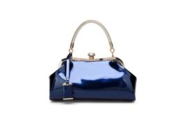 Brand New Womens Coolives Navy Gloss Party Bag RRP £59.99