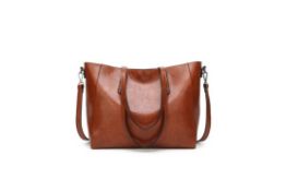 Brand New Womens Coolives Simple Brown Handbag RRP £39.99