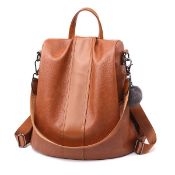 Brand New Womens Coolives Brown Backpack RRP £44.99