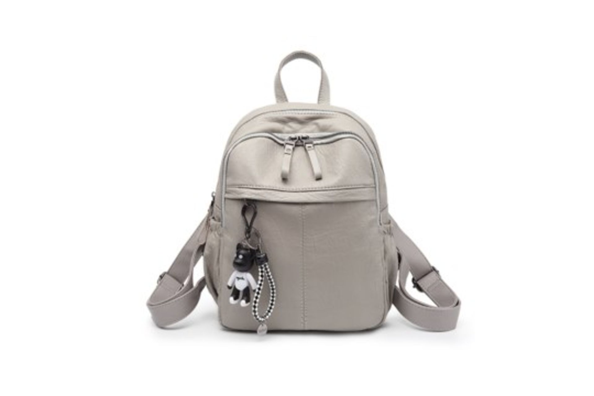 Brand New Womens Coolives Two Layer Wrinkle Backpack in Light Grey RRP £49.99