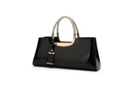 Brand New Womens Coolives Light Golden Shoulder Strap Handbag in Black RRP £51.99