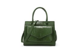 Brand New Womens Coolives Snake Skin Amy Green Bag RRP £59.99