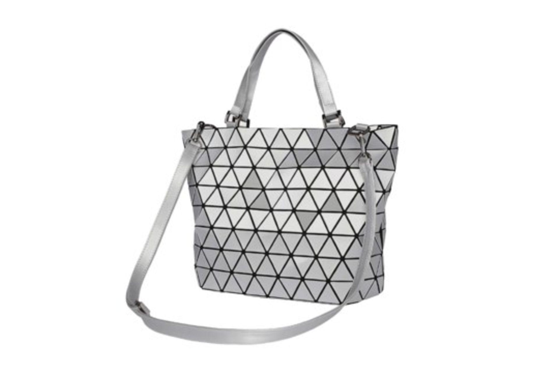 Brand New Womens Coolives Gradient Tote Bag in Silver Grey RRP £44.99