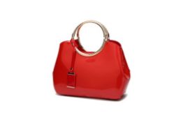 Brand New Womens Coolives Red Gloss Party Bag RRP £54.99