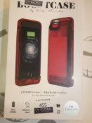 Boxed Boost Case Battery Charging Phone Cases In Red