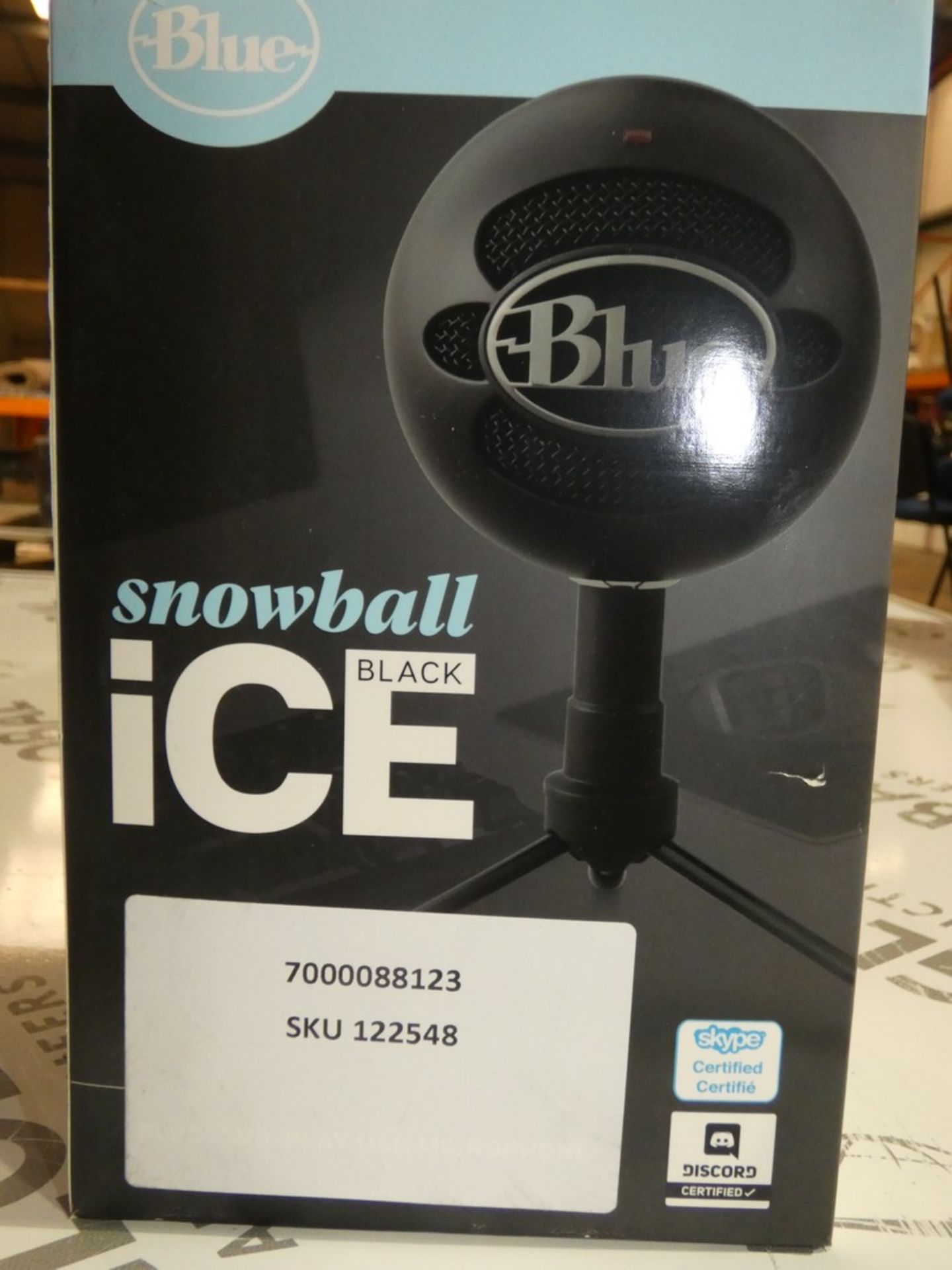 Boxed Blu Ice Black Snowball USB Plug in and Play Microphone RRP £50