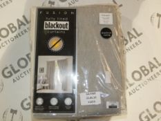 Pair Of 90x72 Inch Fusion Fully Lined Blackout Curtains RRP £55 (Public Viewing and Appraisals