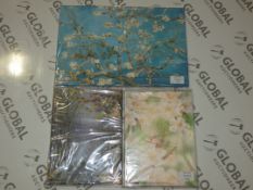 Set of 3 Seasons Canvas Wall Art Pictures RRP £50 (13820) (Public Viewing and Appraisals Available)