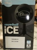 Boxed Blu Ice Black Snowball USB Plug in and Play