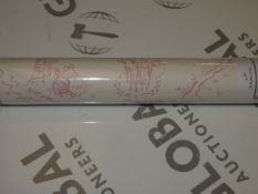 Brand New and Sealed Roll of Jane Churchill Nursery Tiles Designer Wallpaper RRP £60 (2638783) (