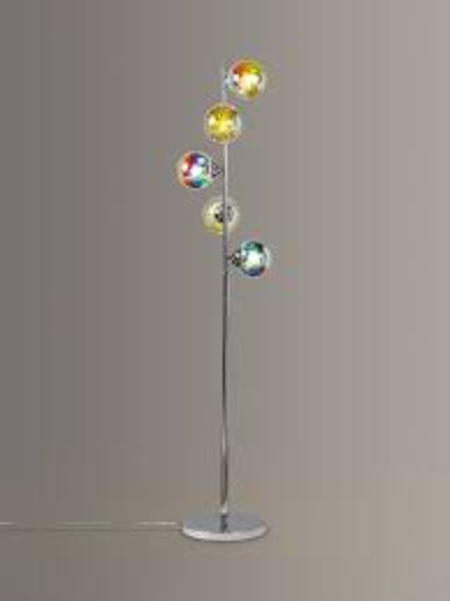 Boxed John Lewis and Partners Floor Standing 5 Light Iridescent Floor Lamp RRP £210 (2633972) (