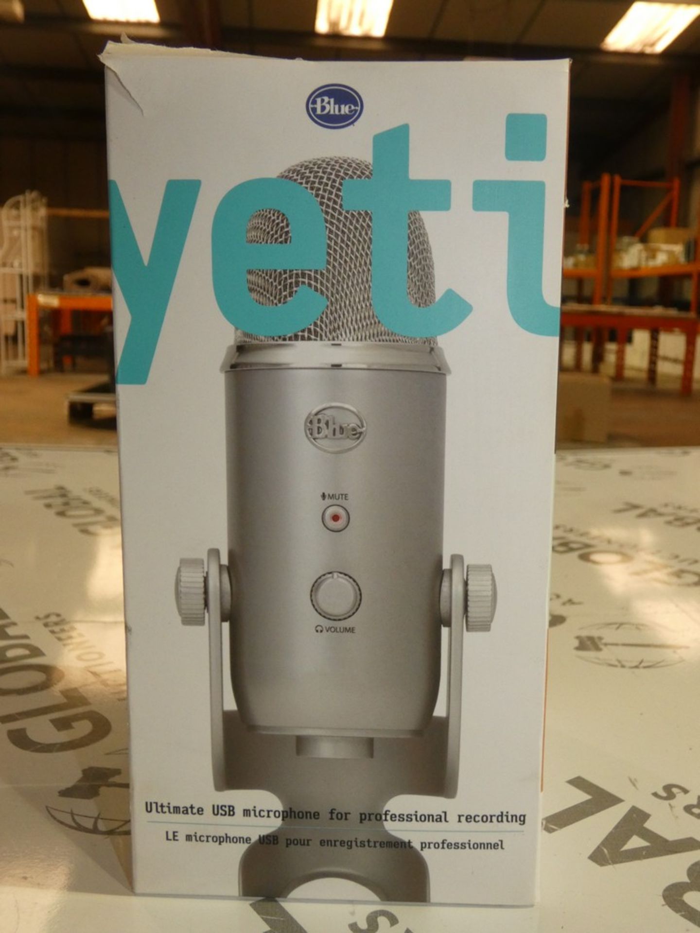 Boxed Yetti Ultimate Professional USB Microphone For Professional Recording In Cool Grey RRP £110