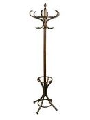 Boxed Antique Oak Effect Hallway Coat Stand RRP £70 (Public Viewing and Appraisals Available)