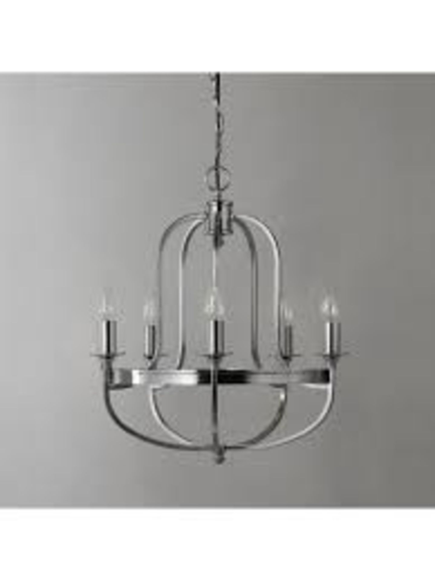 Boxed John Lewis And Partners Warrick 5 Light Designer Ceiling Light Pendant RRP £195 (2639919) (