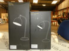 Boxed Assorted John Lewis and Partners Chelsea and Baldwin Desk Lamps RRP £45 - £55 Each (2670466)(