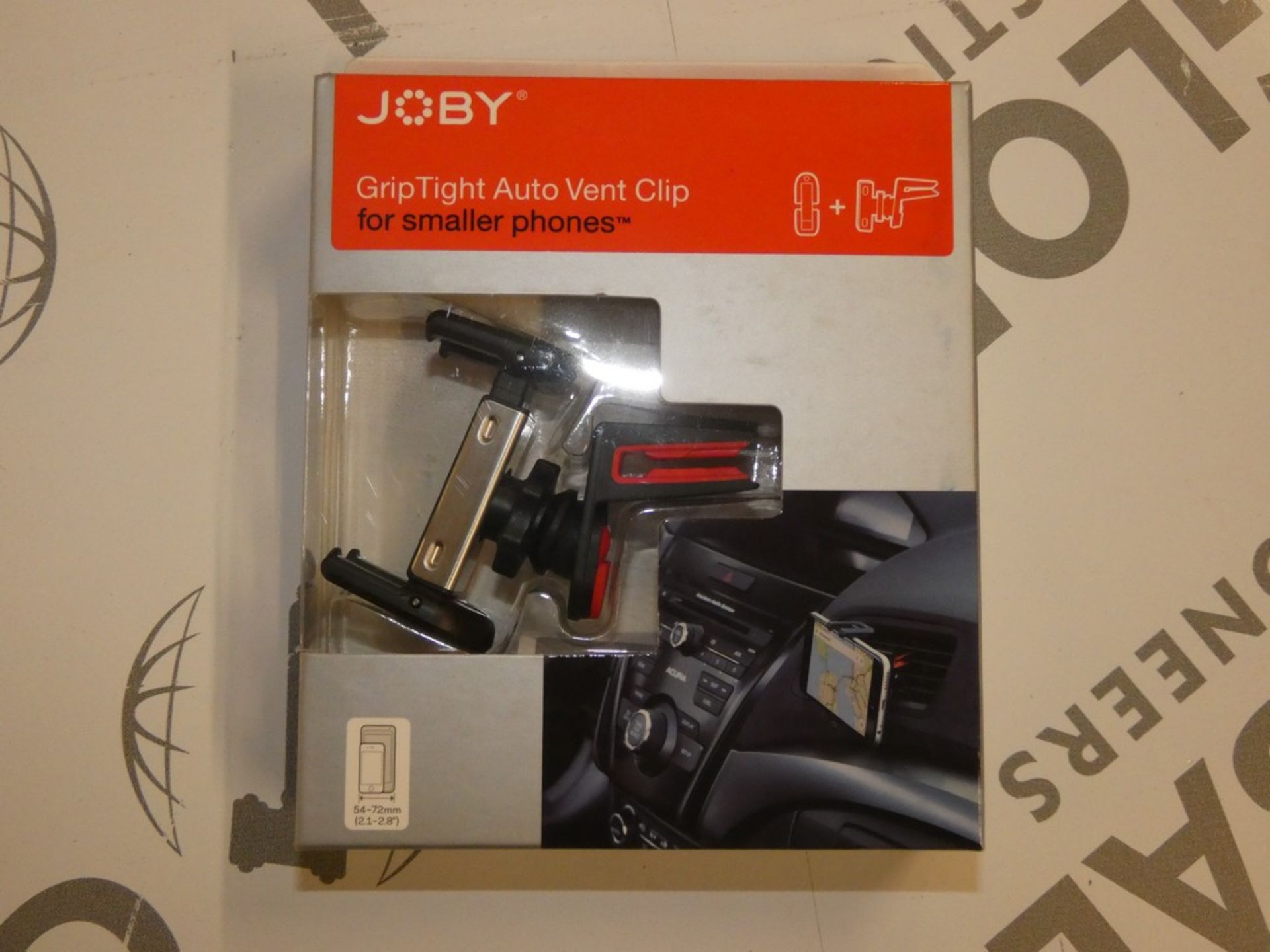 Boxed Joby Grip Tight Auto Vent Clips For Smaller Phones