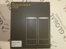 Boxed John Lewis and Partners Cara Duo 3 Phase Touch Control Set RRP £45 (RET00277585) (Public