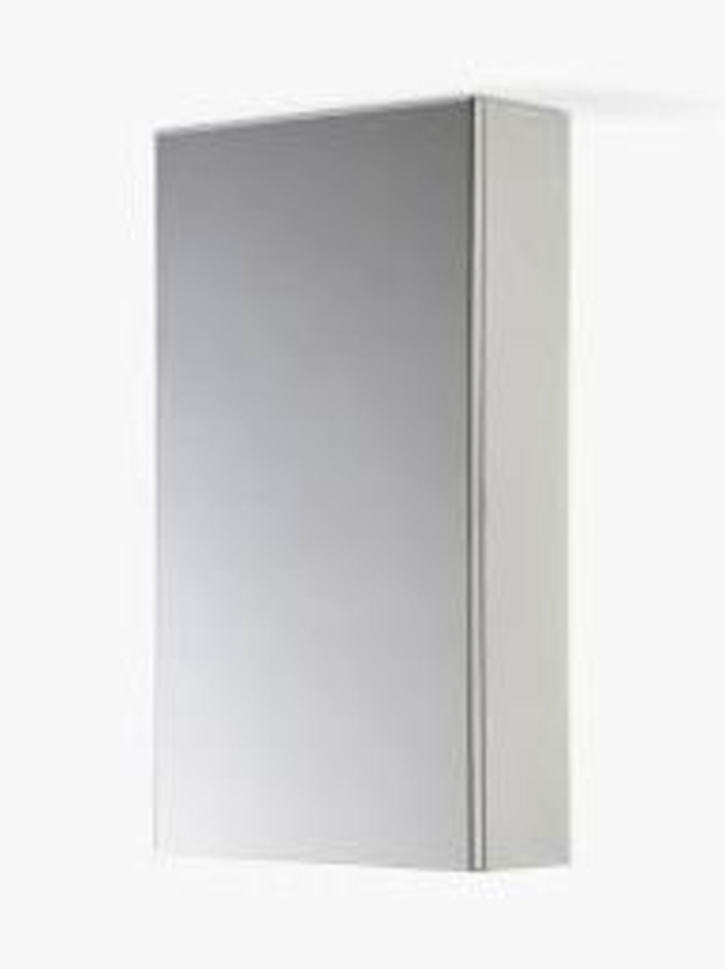 Boxed Single Door Mirrored Bathroom Cabinet RRP £80 (2130216) (Public Viewing and Appraisals