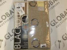 Brand New And Sealed Pairs Of Blackout Eclipse Thermal Heat Keeper Curtains RRP £30 Each (Public