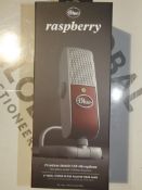 Boxed Blue Raspberry Premium USB Microphone RRP £165