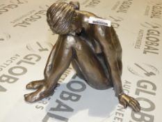Figurative Study Art Bronze Figurine RRP £100 (2670310) (Public Viewing and Appraisals Available)
