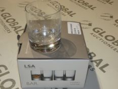 Boxed LSA International Pack of 4 Drinking Tumblers RRP £40 Each (2657591)(2657957) (Public