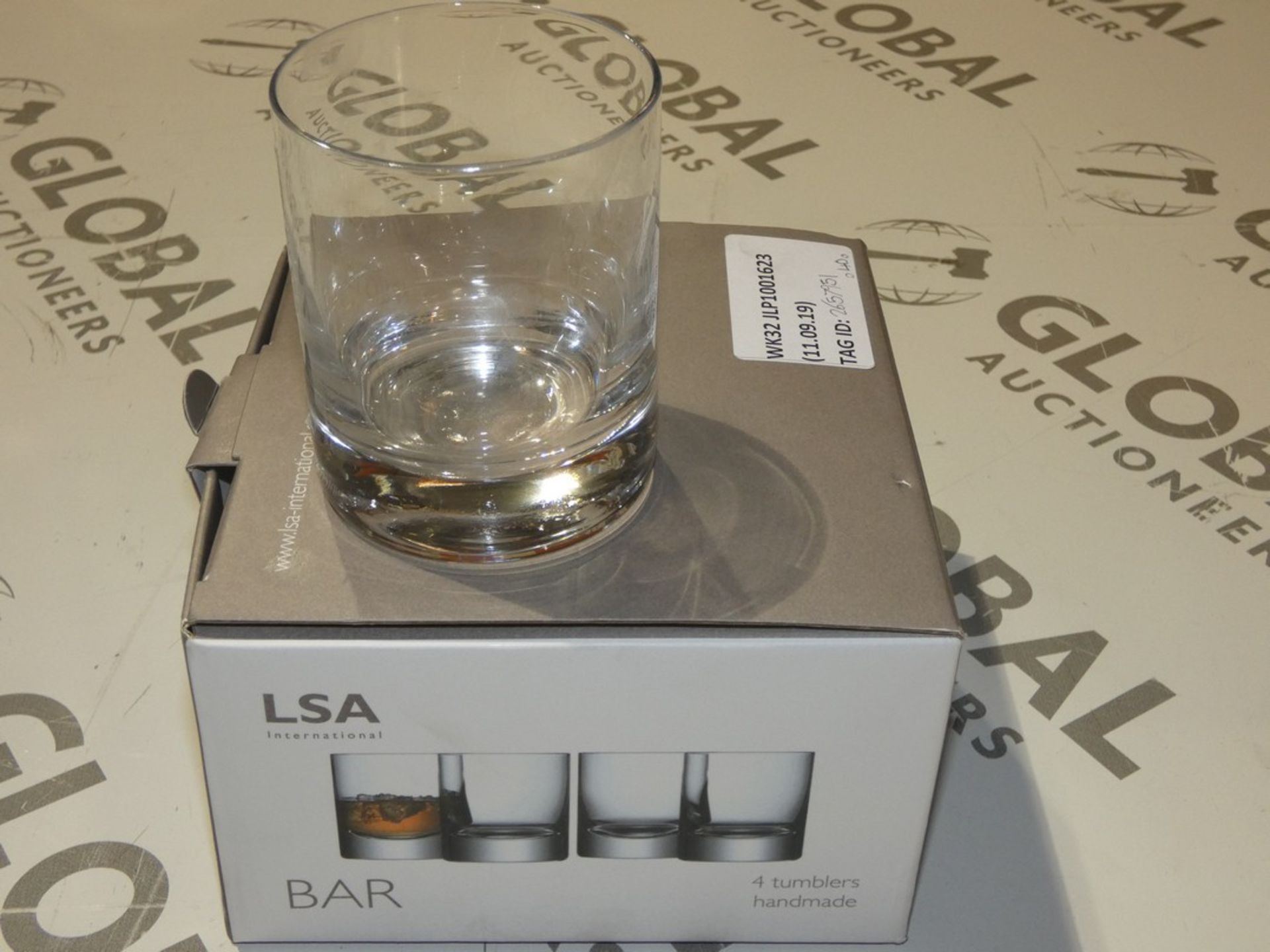 Boxed LSA International Pack of 4 Drinking Tumblers RRP £40 Each (2657591)(2657957) (Public