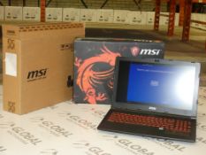 Boxed MSI MS-16JY Steel Series Gaming Notebook RRP £1,299 (Public Viewing and Appraisals Available)