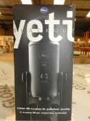 Boxed Yetti Blackout Ultimate USB Professional Microphone RRP £110