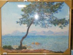 Lonely Tree By The Lakeside Canvas Wall Art Picture RRP £100 (2314156) (Public Viewing and