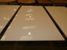 Gloss White Allure Rectangular Extending Dining Table RRP £699
